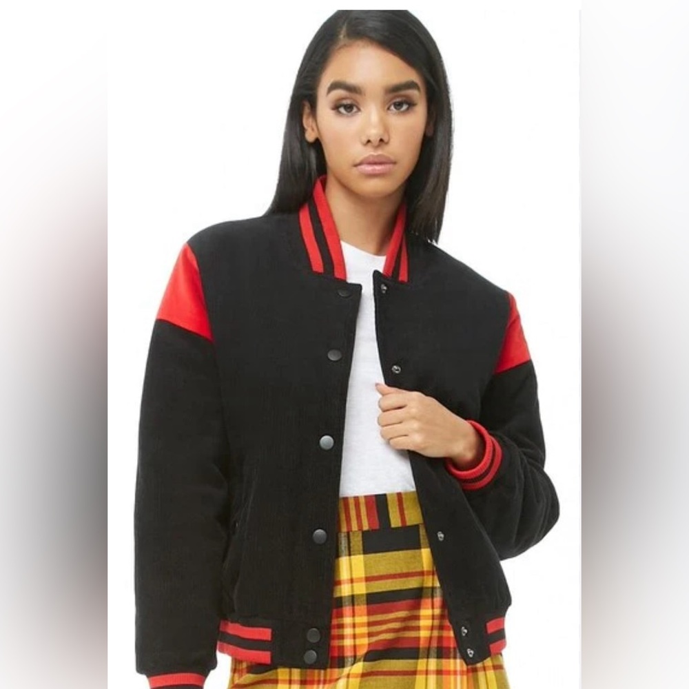 PRE-LOVED Corduroy Varsity Jacket
Size L